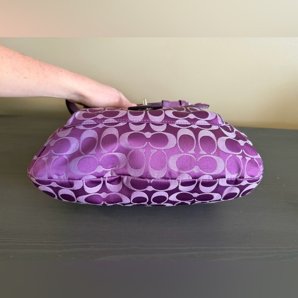 Coach Penelope Signature Sateen Convertible Shoulder Bag - Picture 6 of 12